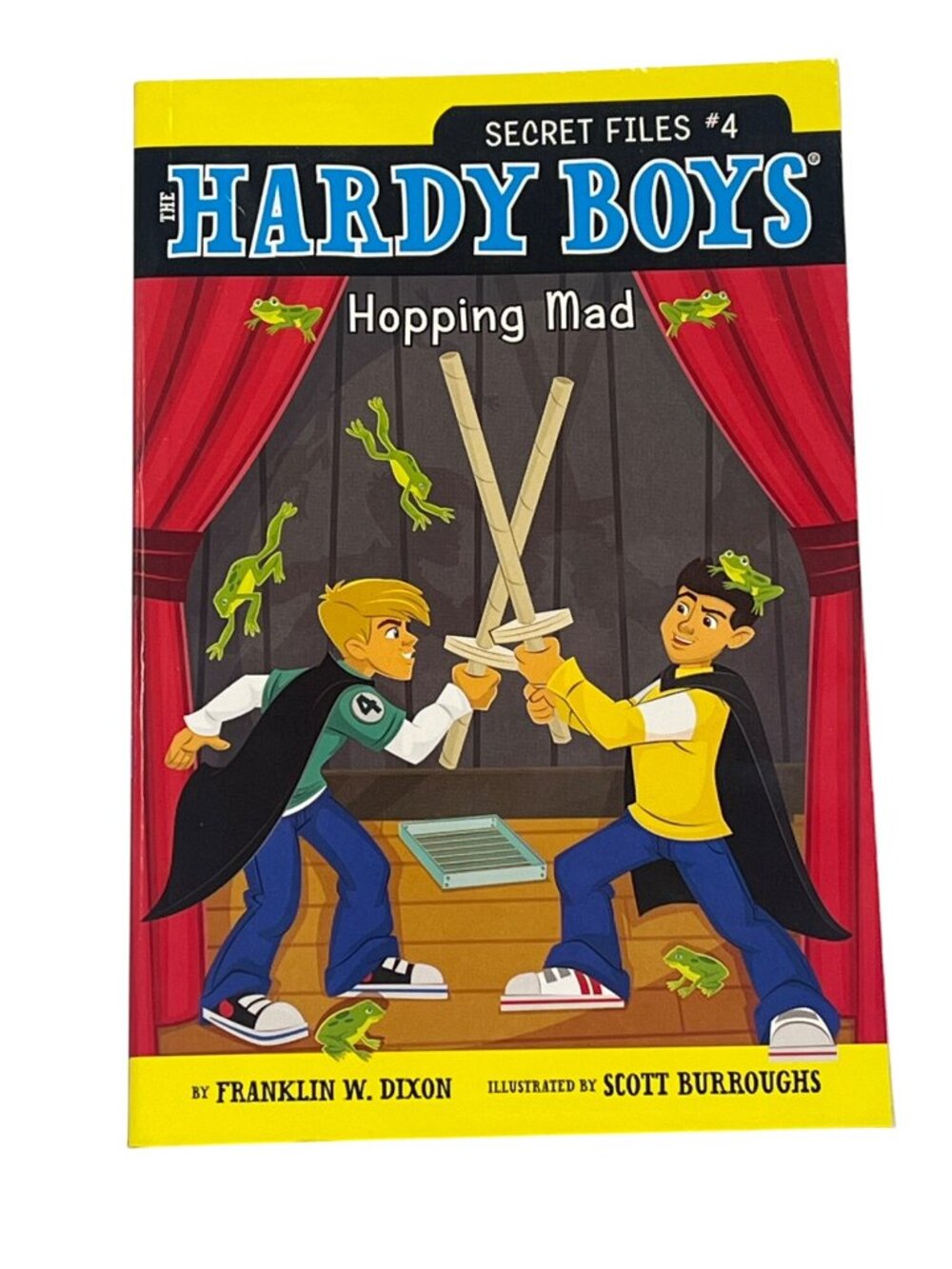 Hardy Boys Secret Files 4 Hopping Mad Mystery Book New